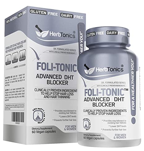 Foli-Tonic DHT Blocker To Stop Hair Loss Hair Thinning Foli-Tonic DHT Blocker To Stop Hair Loss Hair Thinning